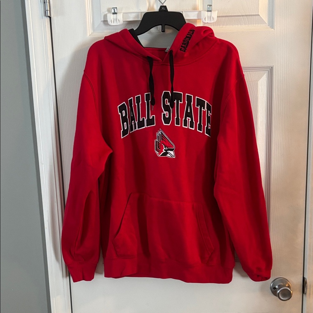 Stadium Athletics Crimson Ball State Hoodie